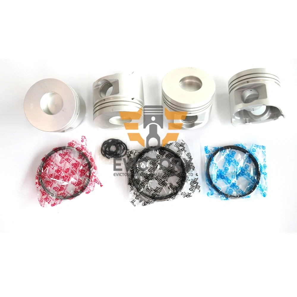 For Toyota 14B overhaul Rebuild Kit piston liner gasket +valves+guides