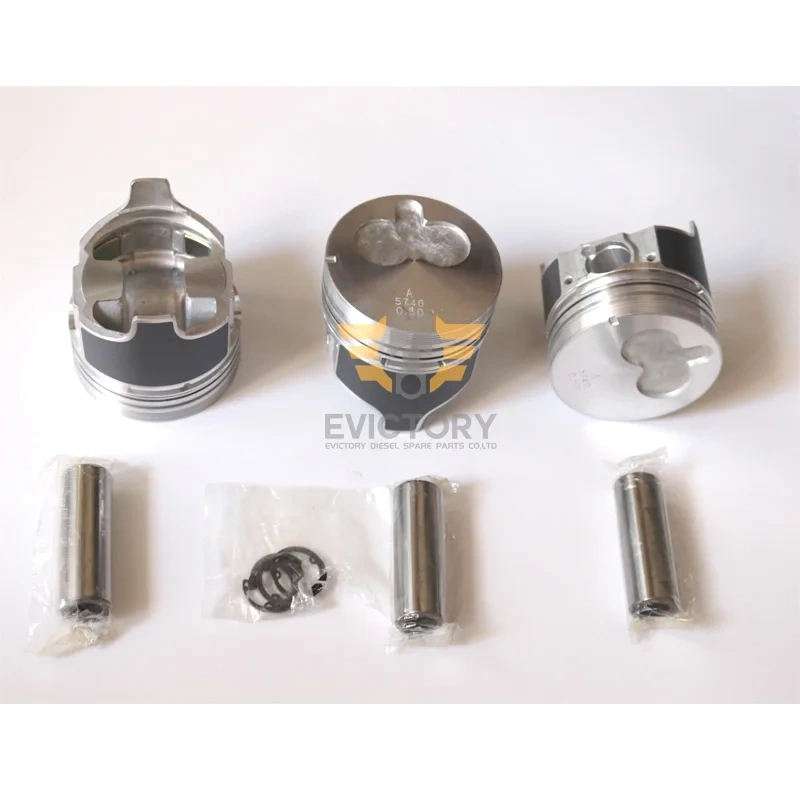 For Isuzu 3LB1 rebuild kit +0.50mm oversize piston ring + main conrod bearing + cylinder gasket kit