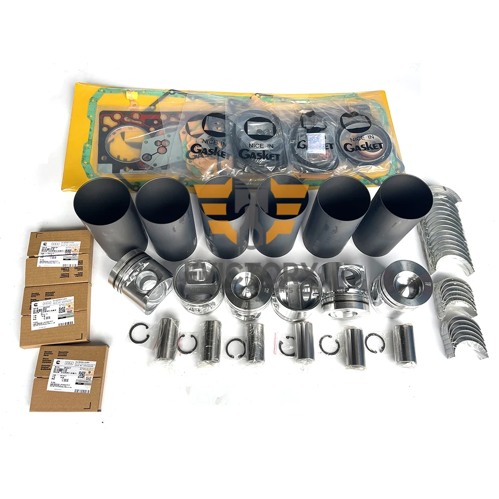 For Cummins 5.9L 6BT 6BT5.9 rebuild overhaul kit piston cylinder gasket bearing