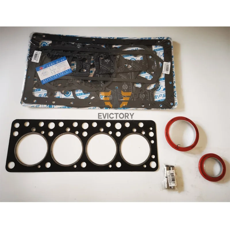 Quanchang QC480 overhaul rebuild kit Piston ring liner gasket bearing valve crankshaft con rod