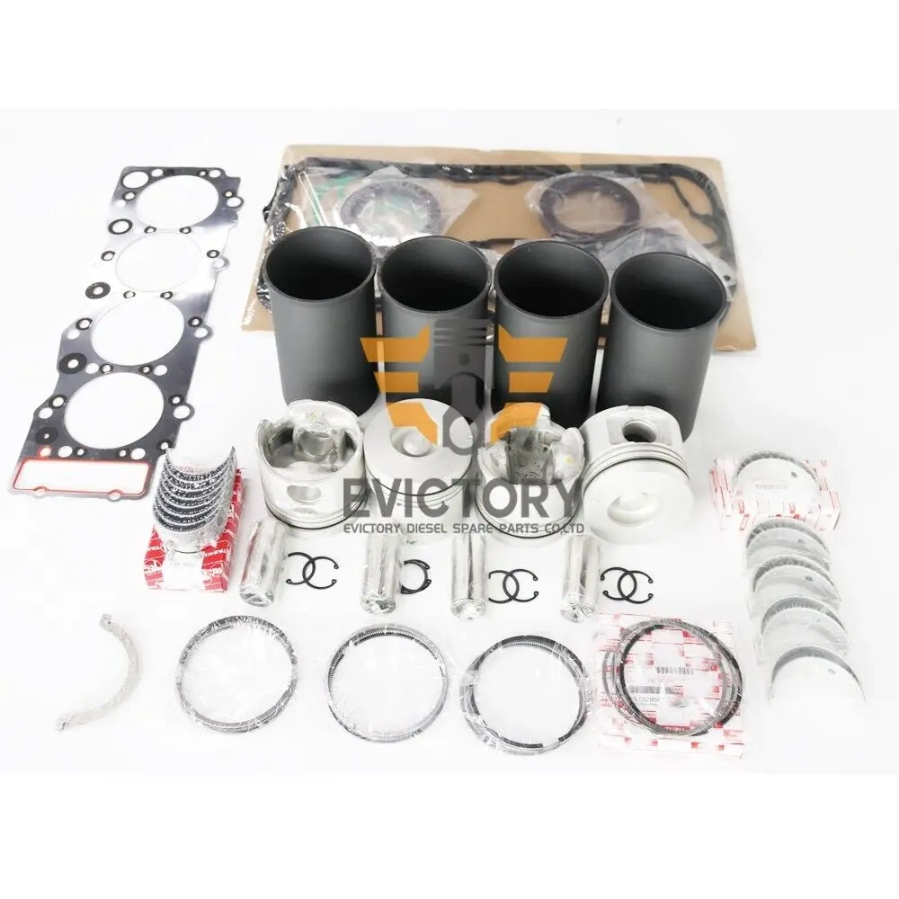 For ISUZU 4HG1-T 4HG1T rebuild overhaul kit piston Cylinder liner gasket bearing