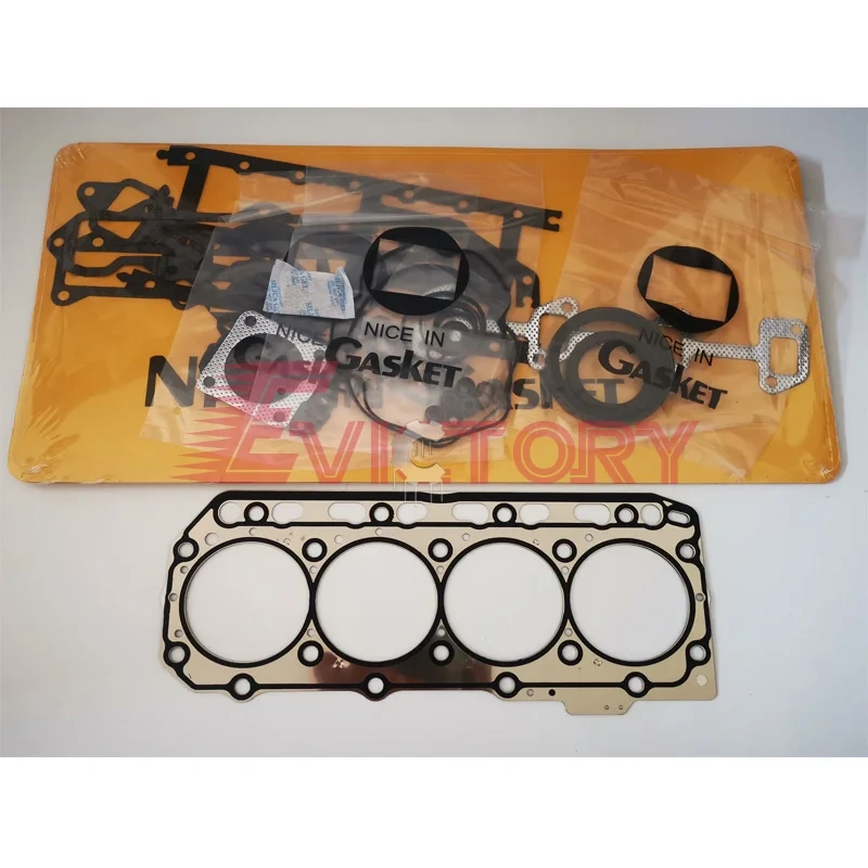 For YANMAR 4TNV88 truck rebuild kit piston ring valve guide full gasket kit all bearings