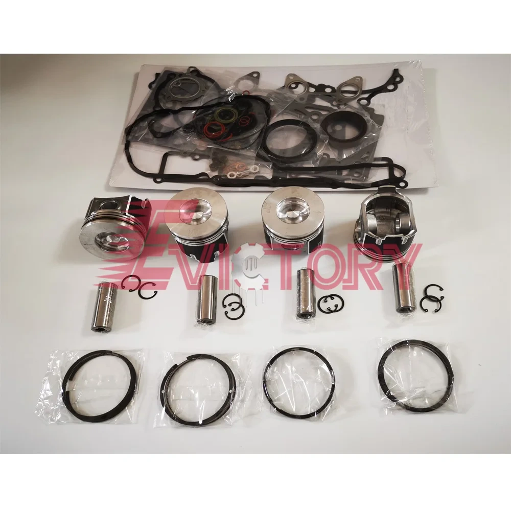 For KUBOTA V3307T V3307 rebuild overhaul kit piston ring cylinder head gasket
