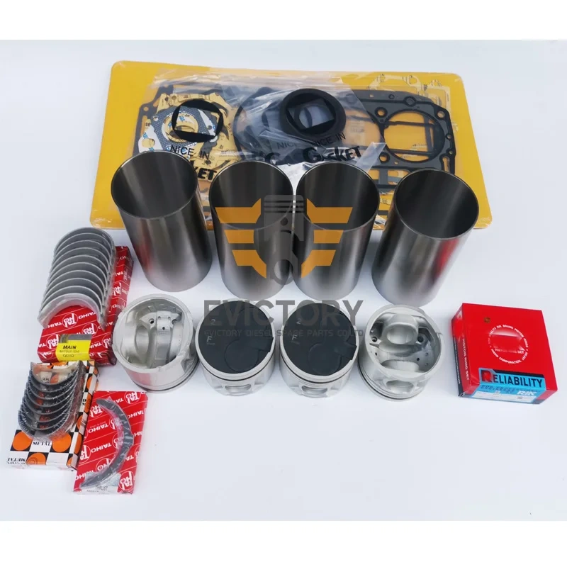 For QD32TI QD32 QD32T overhaul rebuild kit + valve guide piston liner