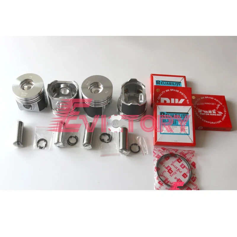 For KUBOTA V2203 V2403 rebuild kit cylinder head assy piston ring cylinder head gasket kit