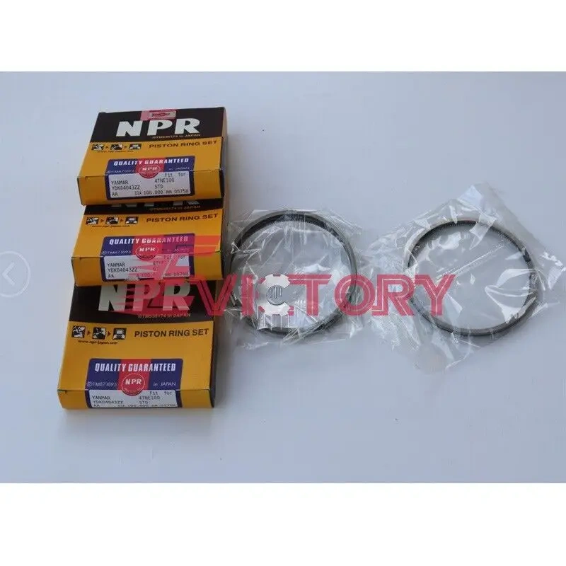 For YANMAR 4D106E 4TNE106 4D106 overhaul rebuild kit ring+gasket+bearing