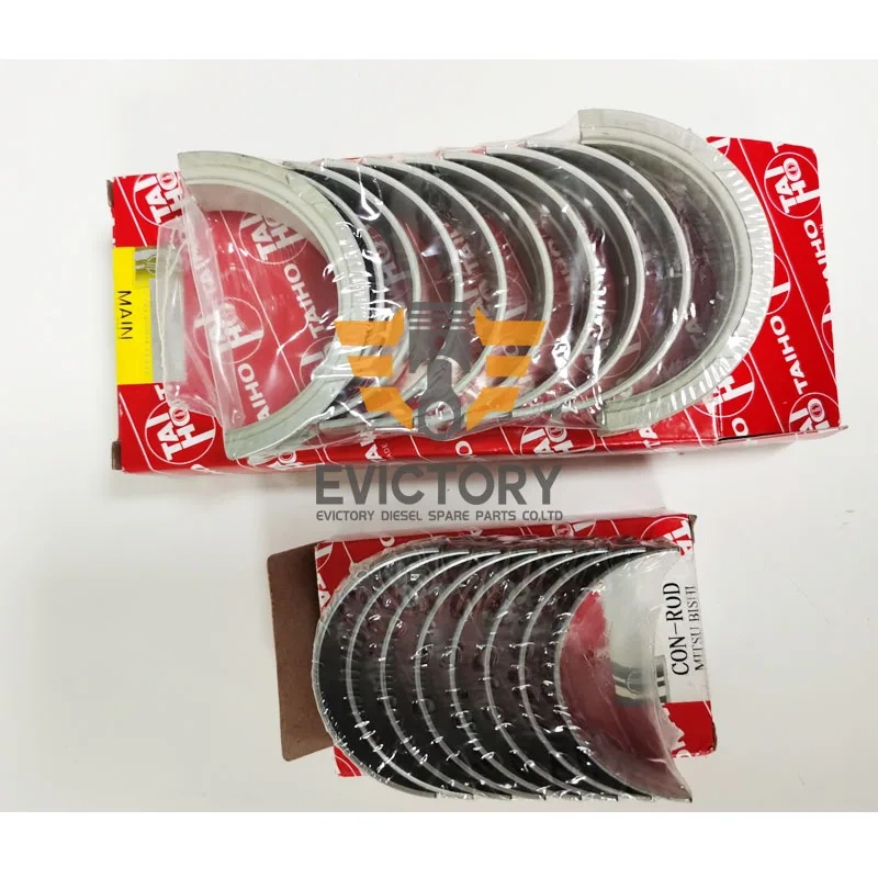 For MITSUBISHI S3L-2 S3L2 overhaul rebuild kit cylinder head bearing gasket piston liner valve