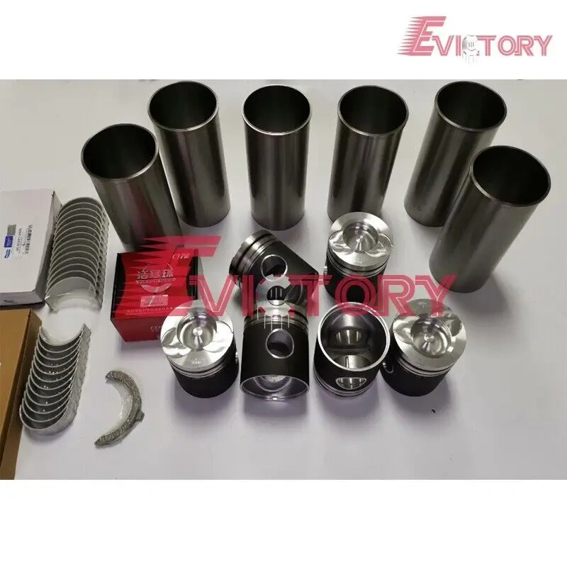 For Doonsan Excavator DL08 overhaul Rebuild Kit Piston ring liner gasket valve