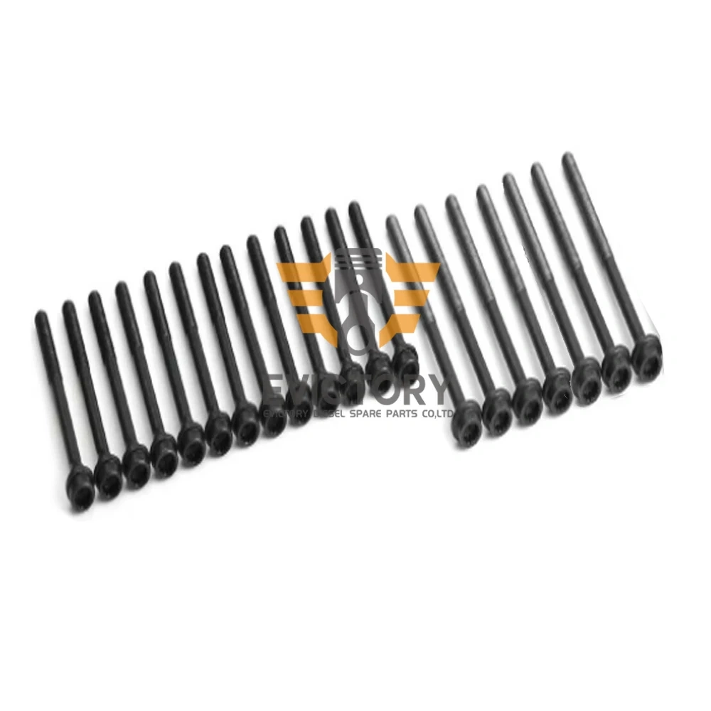 F2302 Cylinder head bolt 20 pcs For Kubota Excavator rebuild engine parts