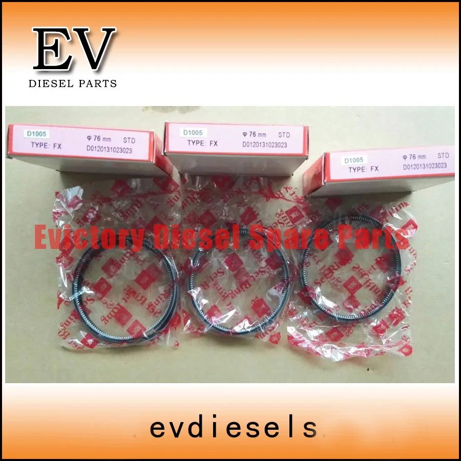 For Isuzu 3LD1  piston ring set 8-97049146-0