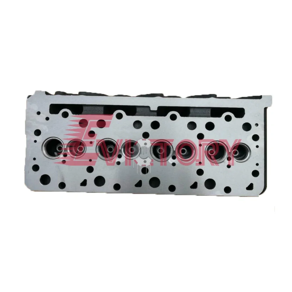 For Kubota V2203M V2203T V2203 cylinder head assy + 4pcs piston + ring + head gasket
