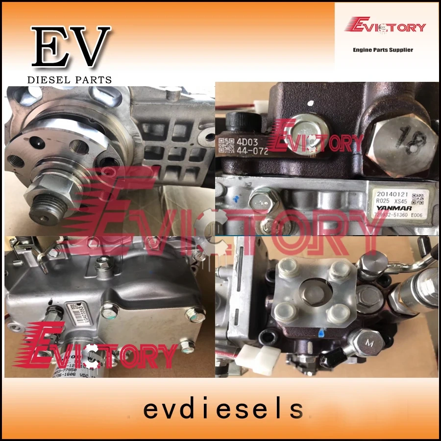 For Yanmar 4TNV94 4TNV94L fuel injection pump 729932-5130 729933-51330 729938-51370 729940-51300 729974-51400