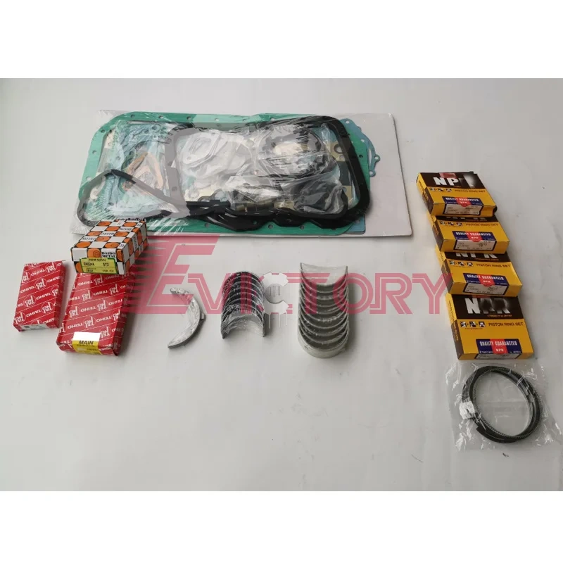 For daewoo DB33A DB33 overhaul rebuild kit piston ring liner valve guide