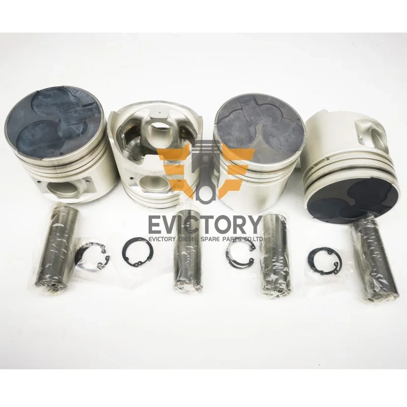 For excavator MITSUBISHI 4M40T 4M40-T rebuild kit piston ring cylinder liner gasket bearing set