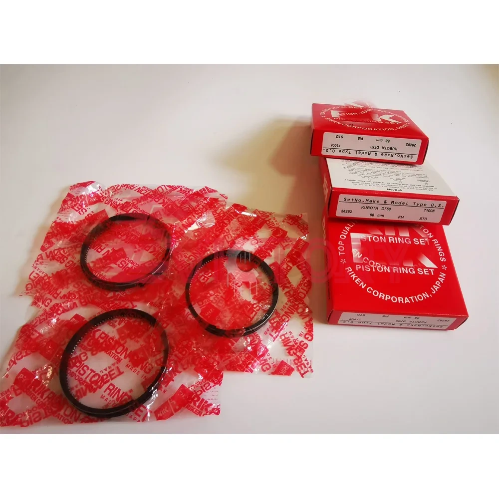 FOR KUBOTA D722 D722-E3B crankshaft connecting rod bearing + piston ring set