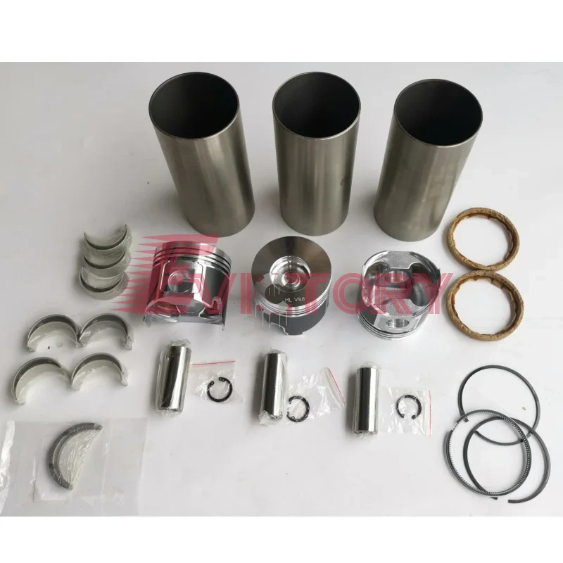 for YANMAR 3TNV88 3D88E 3TNE88 crankshaft Overhaul Rebuild kit Piston Ring Full Gasket kit Engine Bearing Head Gasket kit
