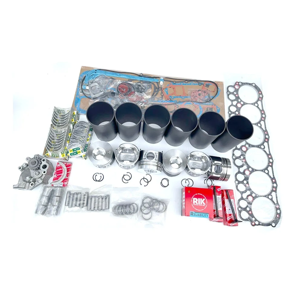 For HINO H07D H07DT Engine rebuild kit piston ring cylinder liner gasket bearing valve