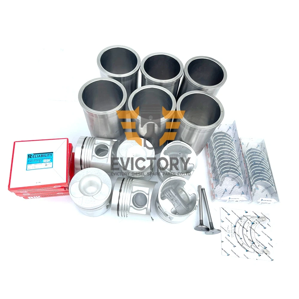 For Hino 13L Truck K13D engine rebuild kit piston + ring cylinder liner Full gasket kit bearing kit