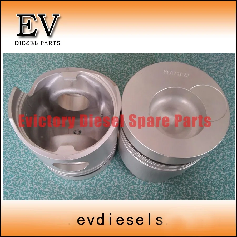 Engine rebuild kit For Mitsubishi 6D14 6D14T piston piston ring cylinder liner gasket kit main bearing