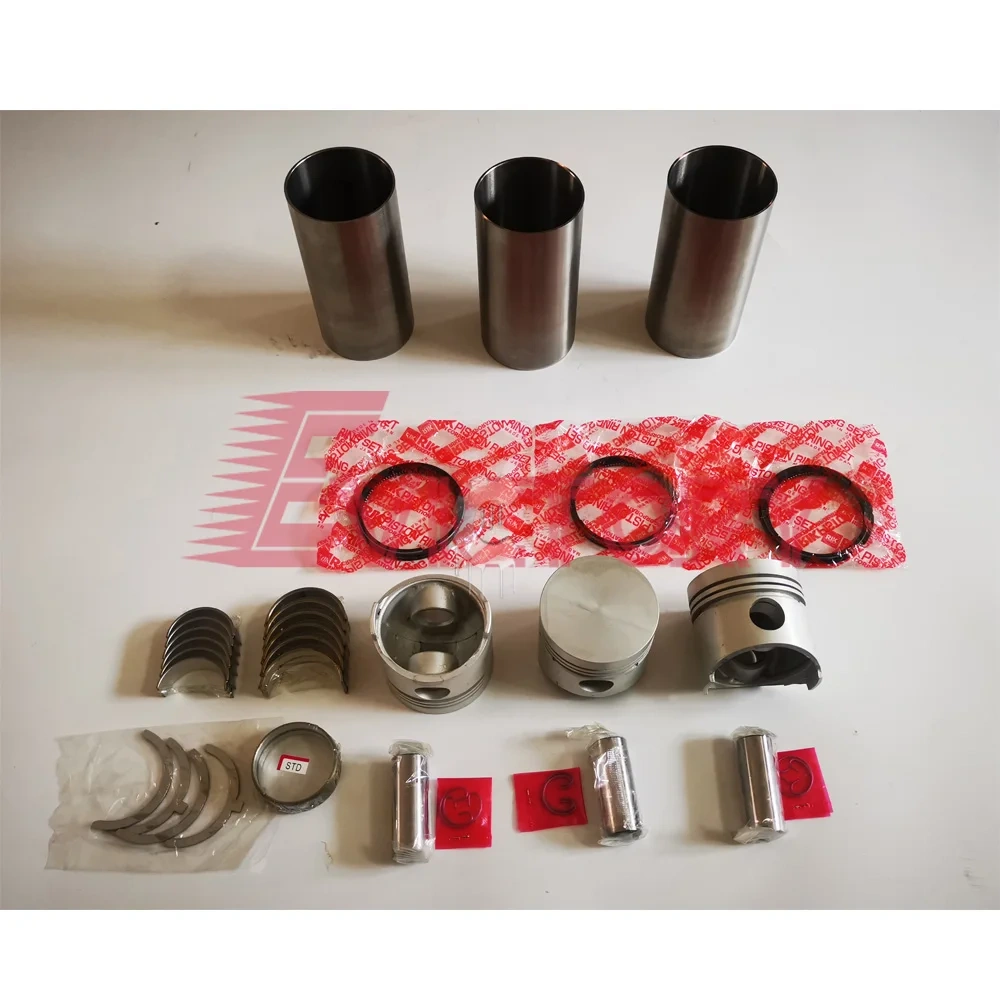 Kubota D782 engine overhaul kit piston ring gasket bearing valve water pump