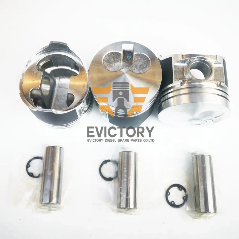 For YANMAR excavator 3TNV76 oversized piston and piston ring +0.50