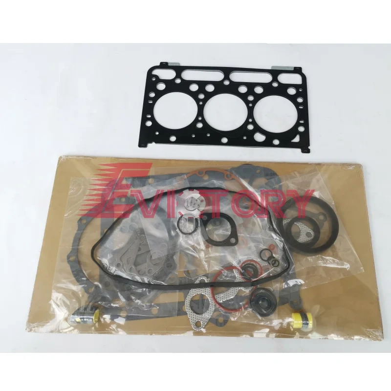 For KUBOTA D1503 D1403 overhaul kit valve guide + full gasket kit