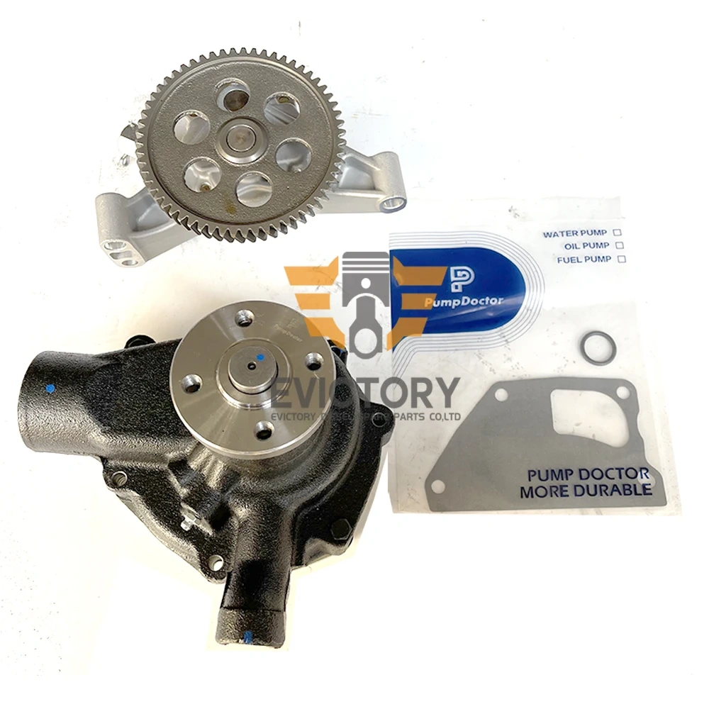 For Mitsubishi 6D16 6D16T rebuild overhaul kit valve guide seat water pump oil pump conrod