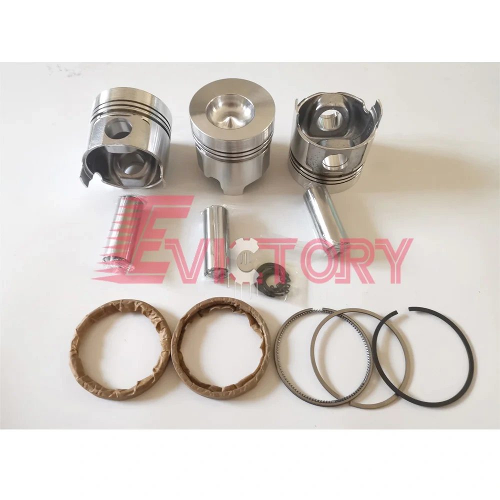 For YANMAR 3TN84 3D84-3 overhaul rebuild kit piston ring excavator truck parts