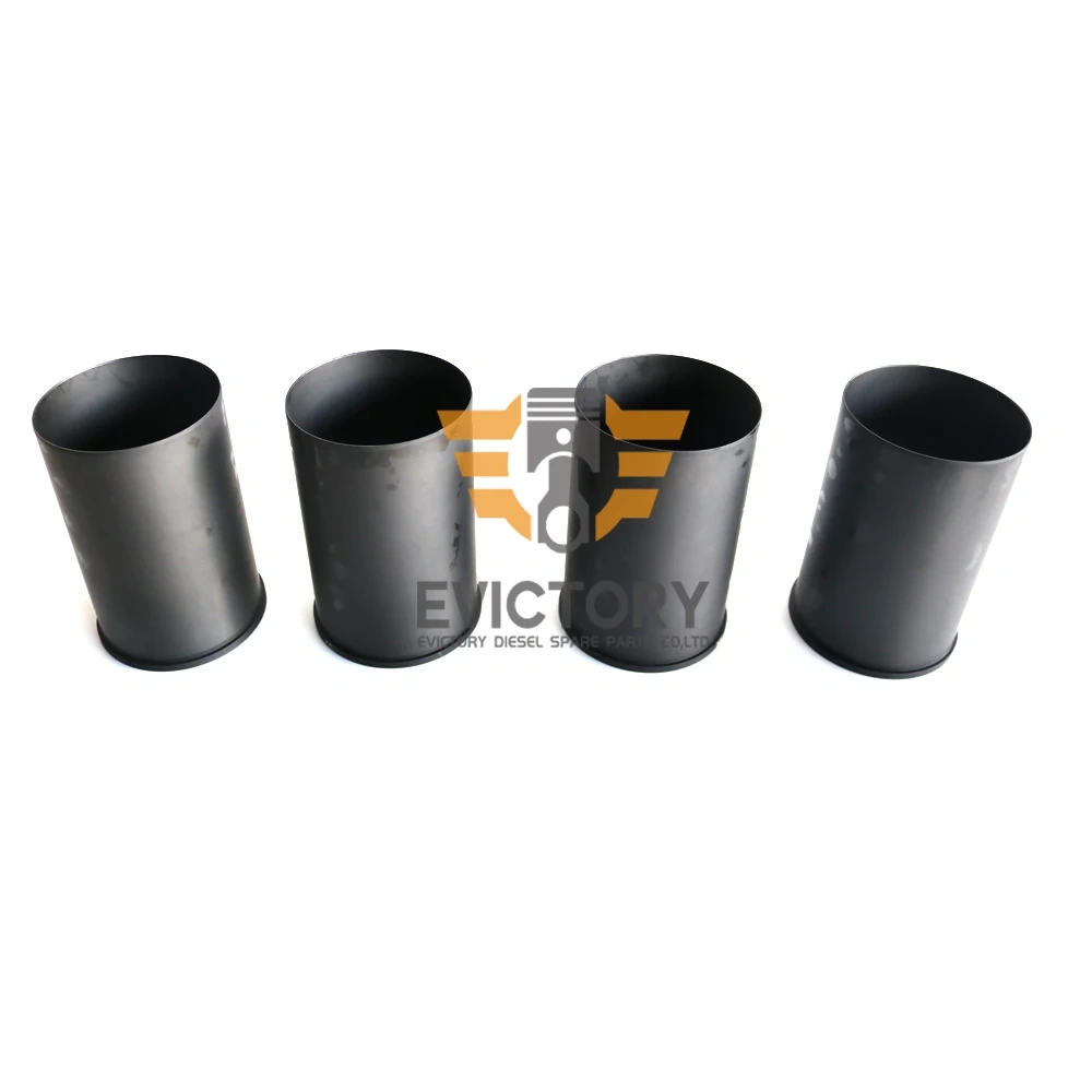 For Isuzu 4JG1-T 4JG1 4JG1T overhaul rebuild kit + 4 cylinder liners + piston + ring set + gasket + bearing + 8 valves