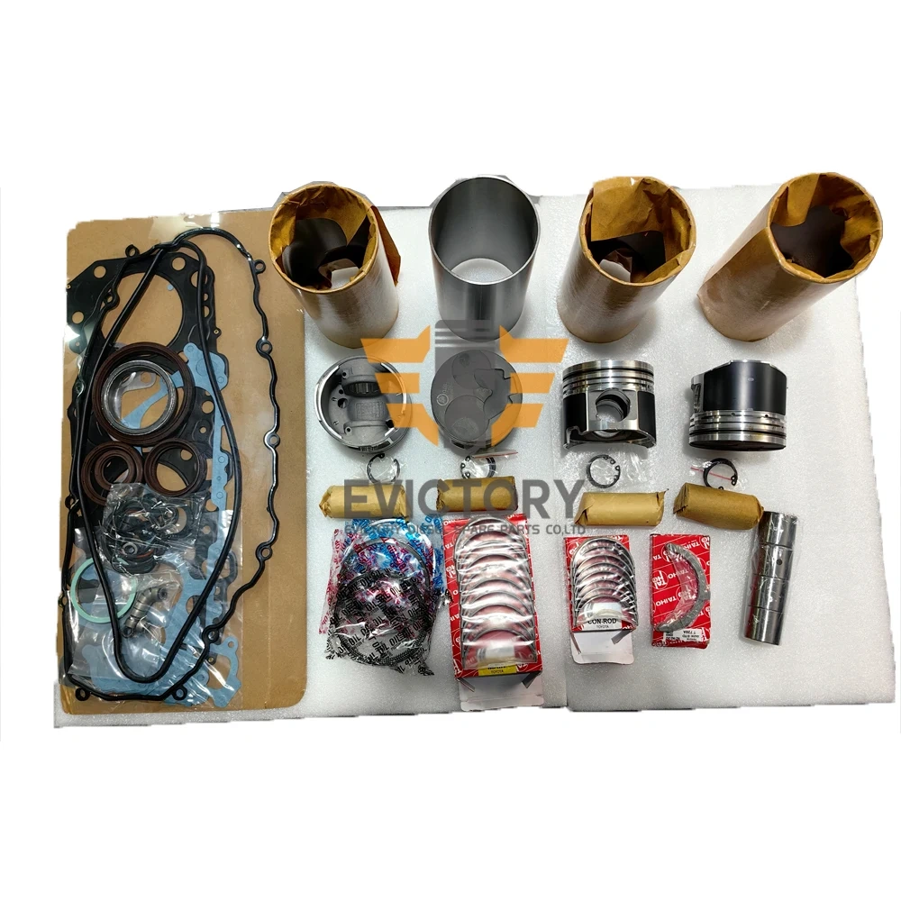 For TOYOTA 1KZ 1KZ-TE rebuild kit valve guide gasket piston liner bearing