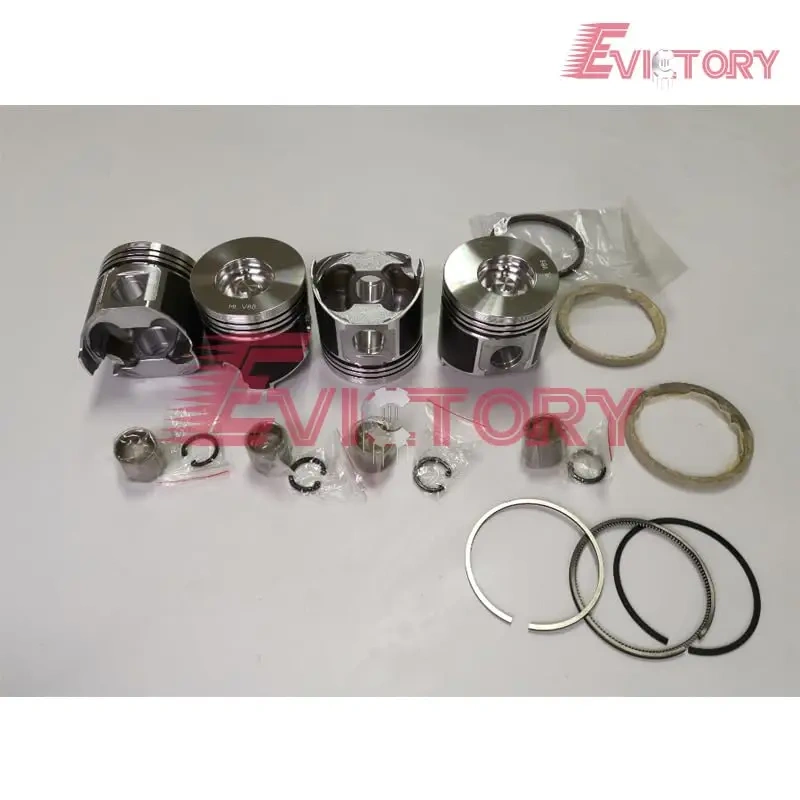 for Yanmar 3TNV84 3TNV88 Cylinder Head Assy Rebuild kit Piston Ring Cylinder Head Gasket crankshaft Connecting Rod beairng Set