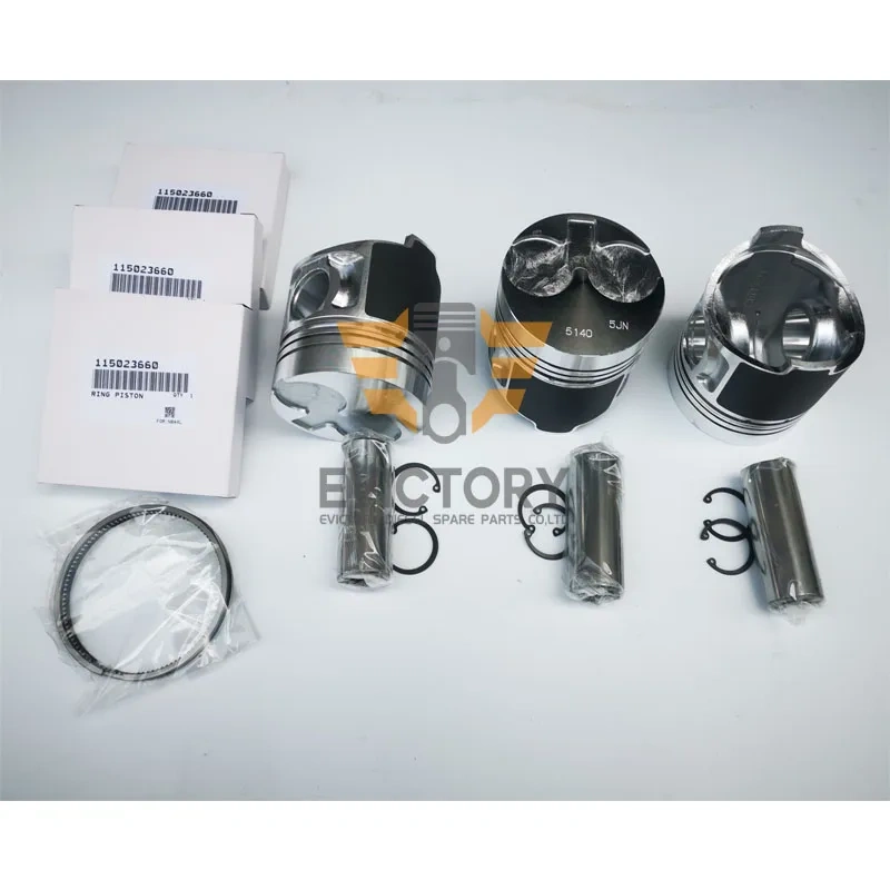 For Shibaura N843 N843T N843LT rebuild kit piston cylinder ring gasket bearing