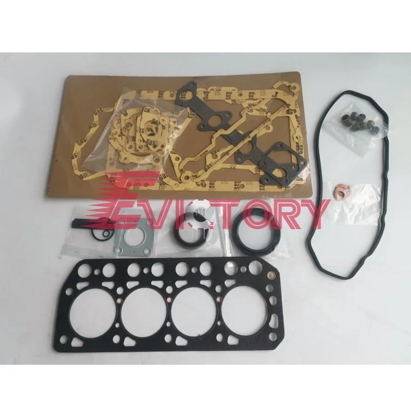 For MITSUBISHI K4M overhaul gasket kit main conrod bearing + piston ring