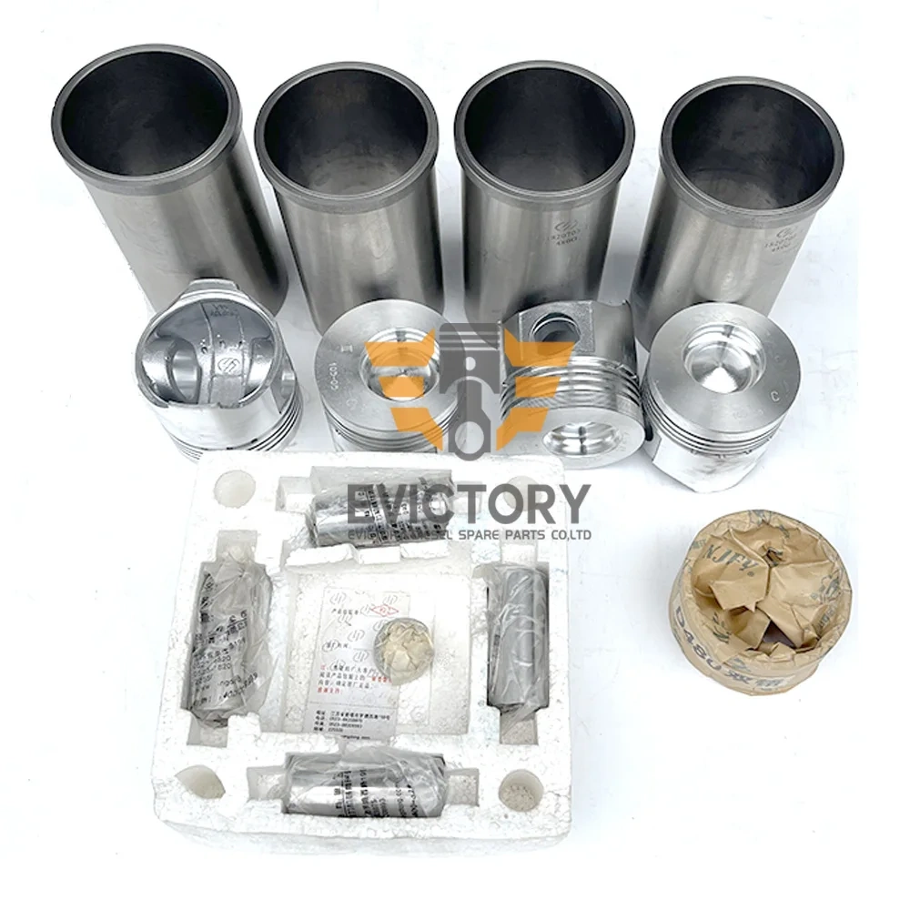 For JAC excavator parts 4DC1 4DC1-B overhaul rebuild kit piston liner gasket bearing