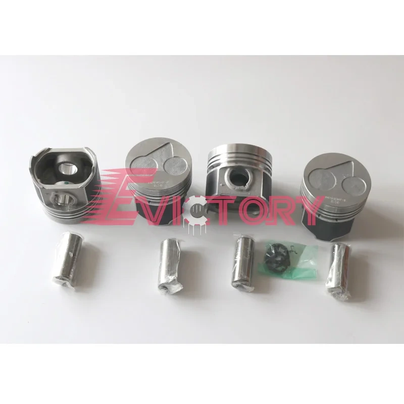 V2203-T V2203M V2203 Piston with Ring For Kubota engine parts Excavator Tractor rebuild piston set