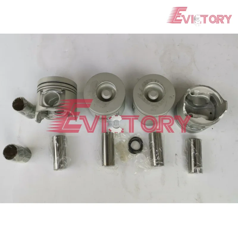 For Isuzu 4JG1-T 4JG1 4JG1T rebuild kit overhaul gasket + piston + ring set