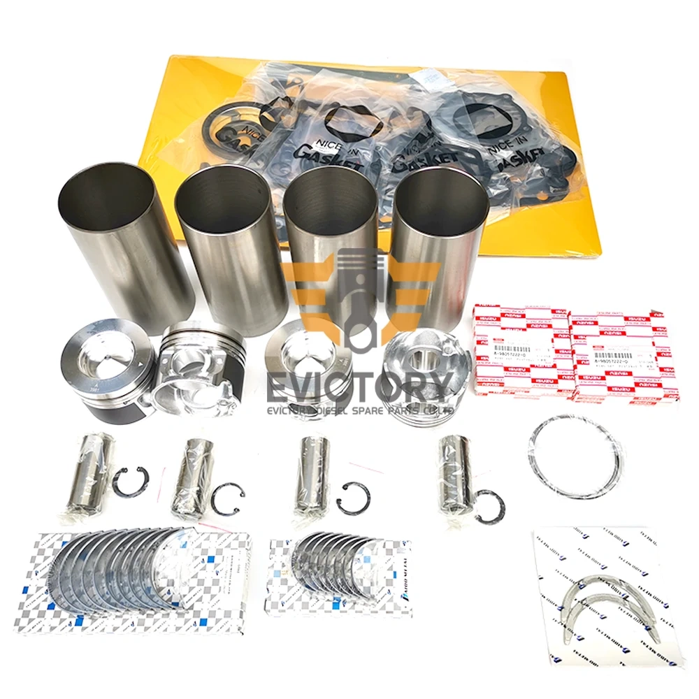 For Isuzu 4JJ1 Engine Overhaul Rebuild Kit Water oil pump valve con rod