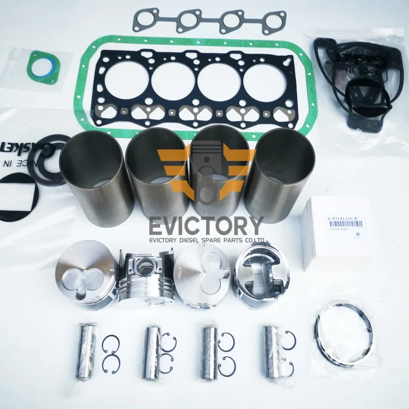 For Isuzu 4LE1 Oil pump rebuild overhaul kit piston liner gasket bearing