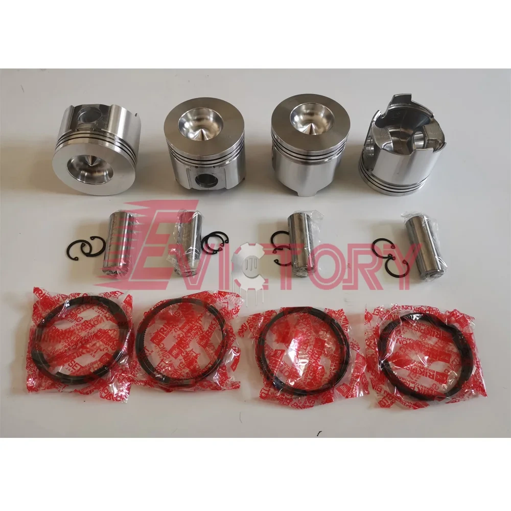For YANMAR 4TN100E 4TN100L overhaul rebuild kit piston liner gasket bearing 4TN100 engine valve guide seat