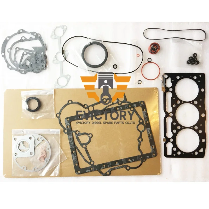 For Kubota engine D1005 full gasket set + cylinder head gasket kit
