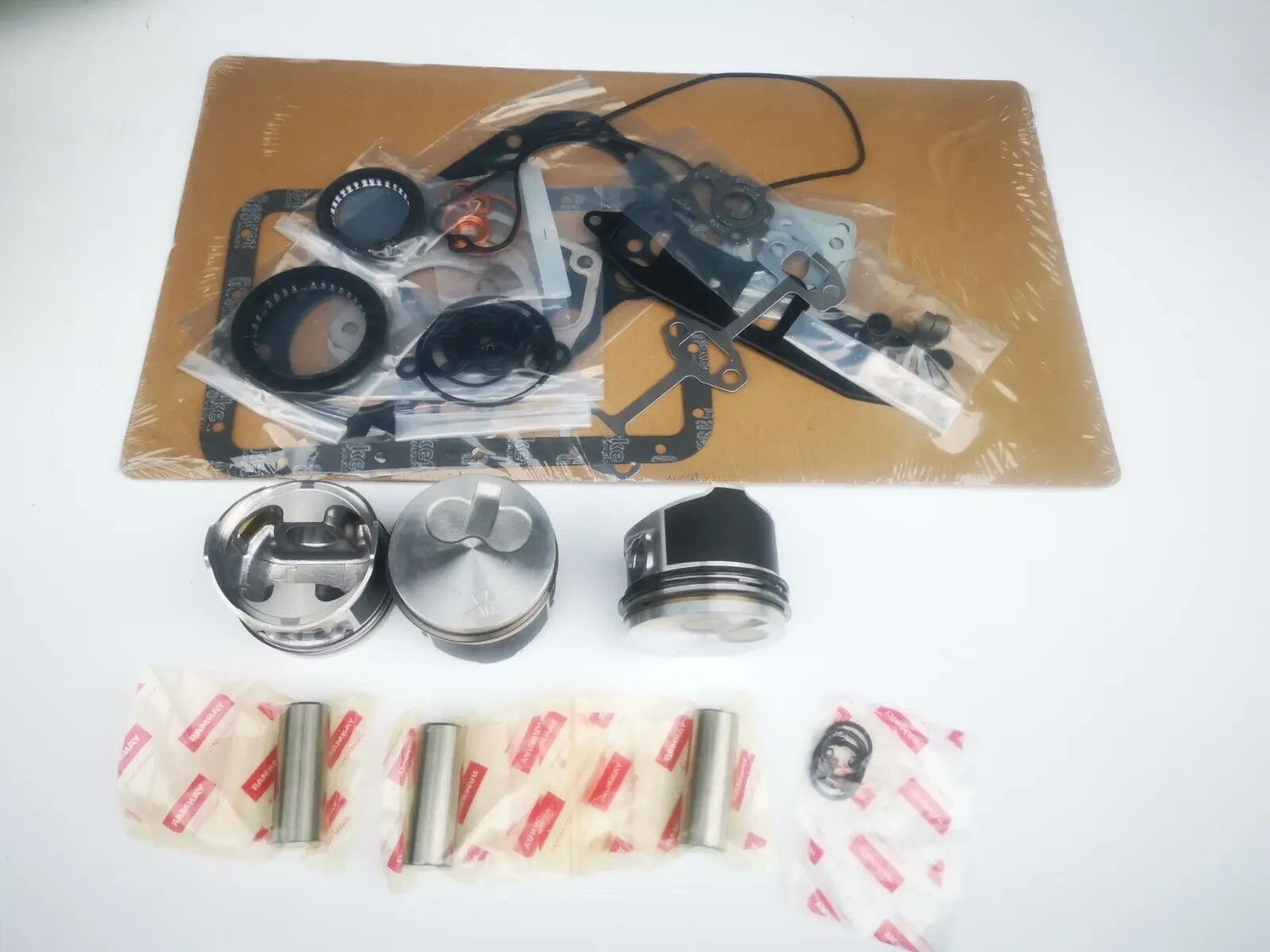 For Yanmar overhaul kit 3TNV74 rebuild kit cylinder head gasket + piston + ring
