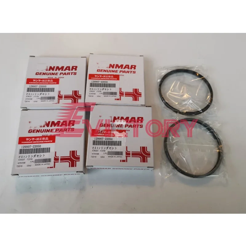 For yanmar 4TNE84 4TN84 4D84 4TNV84 cylinder head assy + rebuild overhaul kit + piston + ring set + complete gasket kit