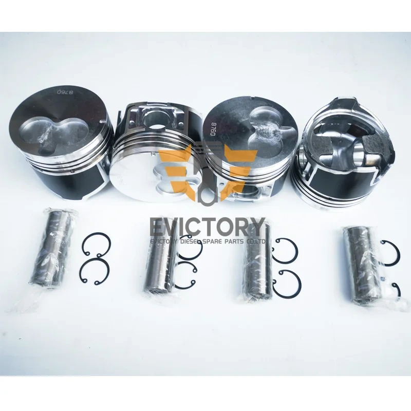 For Isuzu 4LE1 rebuild kit water pump piston ring liner overhaul gasket bearing