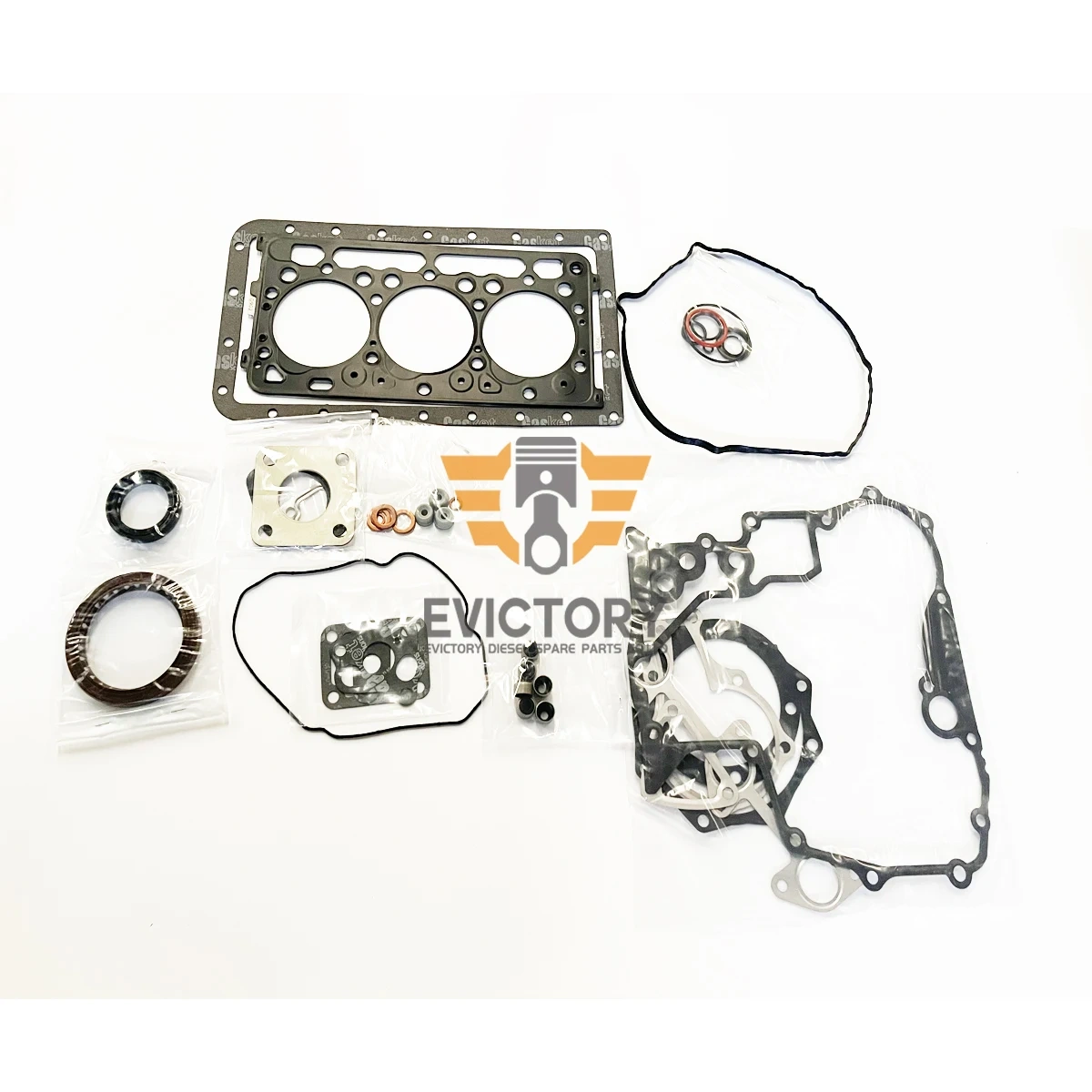 For KUBOTA diesel engine D902 rebuild kit piston ring full gasket kit
