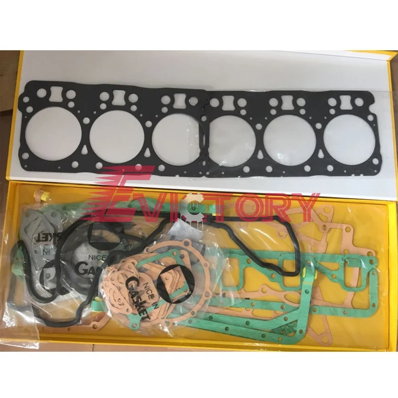 For Doosan DEAWOO D2366 DE12 DE12TIS full cylinder gasket kit engine parts