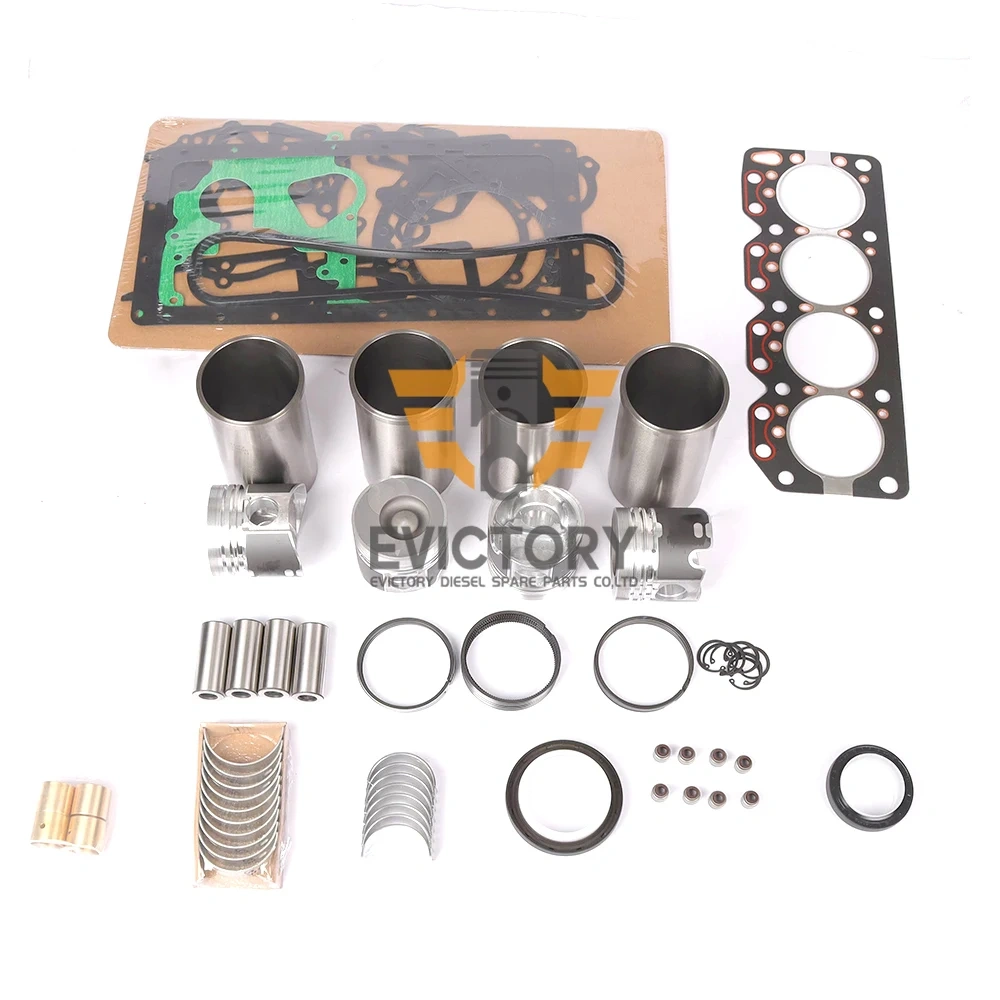 For YANGCHAI engine parts YZ4DA7 YZ4DA9 rebuild overhaul kit liner piston ring gasket bearing