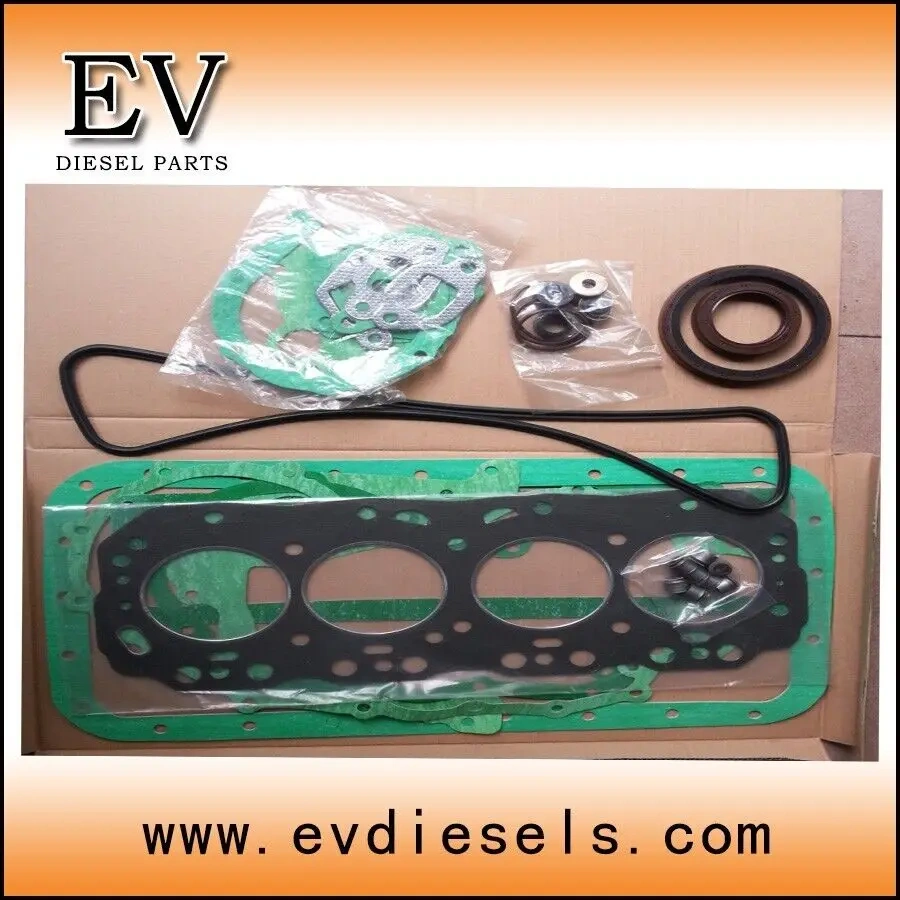 for Toyota Forklift 2J Cylinder Head Assy Complete Valve Spring + Gasket kit
