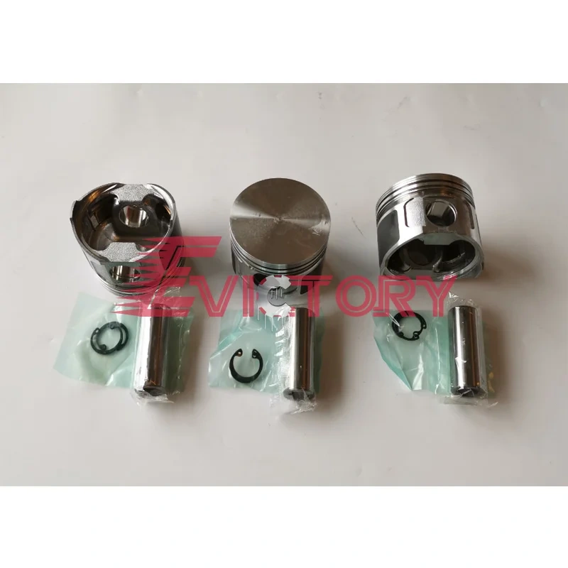FOR Yanmar 3TN66 3D66 3TNA66 rebuild kit piston ring liner bearing gasket