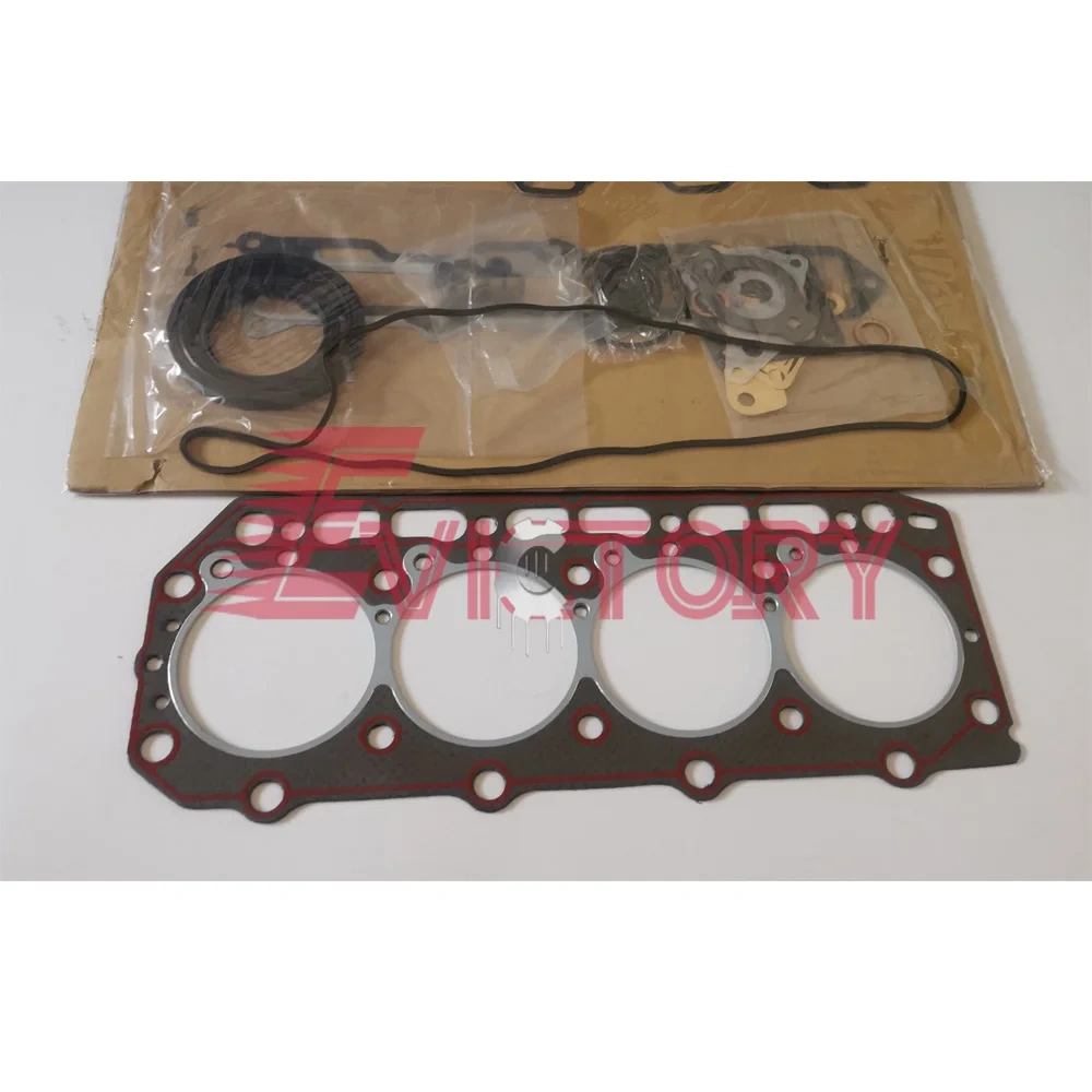 For yanmar 4TNE86 4TNV86 engine rebuild kit piston ring head gasket bearing set