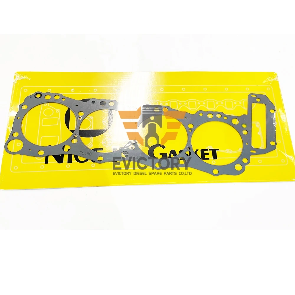 For HINO J05E J05E-T Complete Cylinder Head with Gasket kit